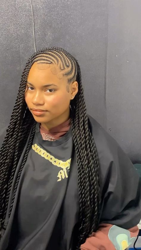 Insta Baddie Hairstyles, Curly Braided Hairstyles, Latest Hair Braids, Cornrows Natural Hair, Lemonade Braids Hairstyles, Cornrows Braids For Black Women, Lemonade Braids, Short Box Braids Hairstyles, Braids Ideas