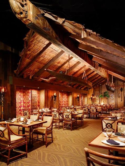 Polynesian Architecture, Tiki Pop, Tiki Culture, Leather Banquette, Fairmont San Francisco, Tiki Bar Ideas, Hotel Bali, Tiki Style, Tiki Bar Decor