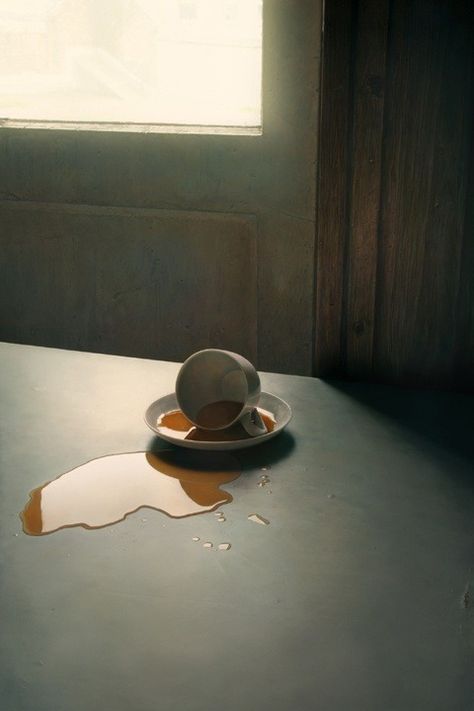 Spilled Coffee, Arte Inspo, Cinematic Photography, An Egg, Life Photography, Photography Inspo, Still Life Photography, 그림 그리기, Film Photography