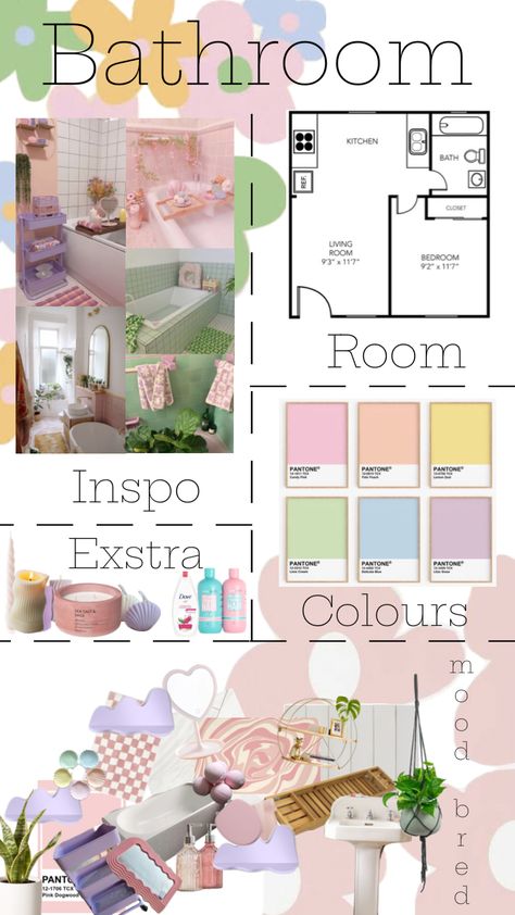 Danish pastel bathroom #danishpastleaesthetic #DanishPastel #danishpastelroomdecor #DanishPastaBathroom ￼ Pastel Bathroom, Danish Pastel Room, Pastel Room Decor, Diy Room Decor For Teens, Pink Dogwood, Pastel Room, Danish Pastel, Bathroom Redo, Bathroom Inspo