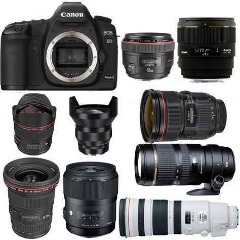 Best Lenses for Canon EOS 5D Mark II | Camera News at Cameraegg Dslr Photography Tips, Canon 5d Mark Iii, Canon Digital Camera, Photo Gear, Dslr Photography, Canon 5d, Photo Equipment, Beach Background, Types Of Cameras