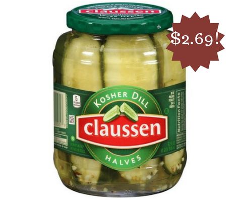 Wegmans: Claussen's Pickles Only $2.69 - http://www.couponsforyourfamily.com/wegmans-claussens-pickles-only-2-69/ Claussen Pickles, Pickle Brands, Kosher Pickles, Kosher Dill Pickles, Best Pickles, Pickle Chips, Pickle Slices, Guilt Free Snacks, Deli Sandwiches