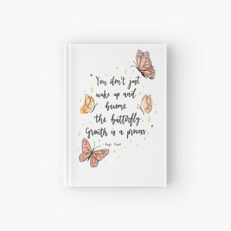 Front Page Quotes For Journal, Butterfly Art Journal, Beautiful Butterflies Quotes, Personalized Journal Cover, Journal 2025, Butterfly Quote, Butterfly Journal, Quote Journal, Memories Book