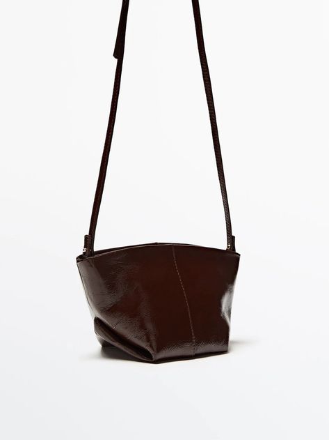 Massimo Dutti Bags, Trapeze Bag, Massimo Dutti, Leather Crossbody, United Kingdom, Pouch, Leather