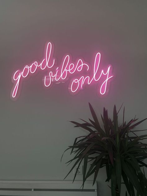 Neon Signs Quotes, Neon Quotes, Neon Wall Art, Pink Wallpaper Girly, Happy Birthday Wallpaper, First Youtube Video Ideas, Wallpaper Stickers, Apple Watch Wallpaper, Photo Wall Collage