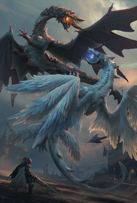 ArtStation - Let us end this war Mountain Dragon, Dragon Lair, Elemental Dragons, Beast Creature, Dragon Statue, Concept Art Character, Dragon Artwork, Mythical Creatures Art, Anime Animals