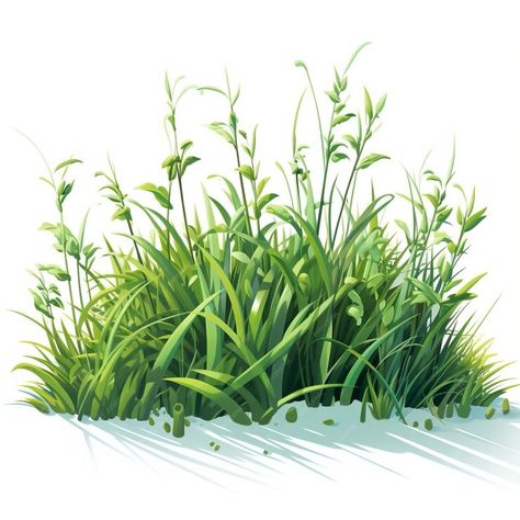 Vector illustration of green grass in cartoon anime kawaii style | Premium AI-generated image Grass Digital Art, Grass Animation, Long Grass Illustration, Grass Background Cartoon, Cartoon Grass, Green Grass Png, Green Grass, I Am Game, Kawaii Fashion