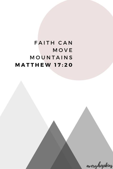 Great Bible Verses, Short Bible Verses, Matthew 17, Faith Can Move Mountains, Matthew 17 20, Encouraging Bible Verses, Inspirational Bible Quotes, Bible Journal, Bible Verse Wallpaper