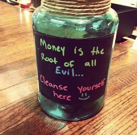 Funny Tip Jars, Swear Jar, Funny Tips, Donation Box, Tip Jar, Money Jars, Tip Jars, Gag Gifts, Face Painting