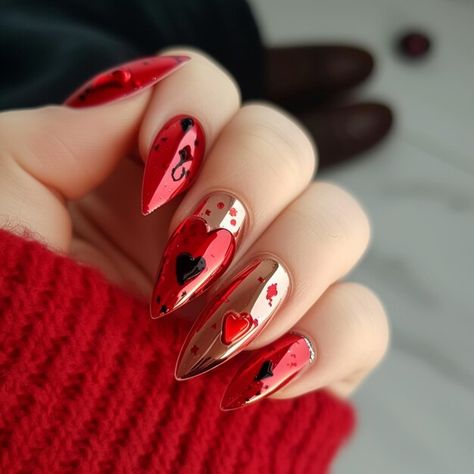 Photo valentines day nail art photos wit... | Premium Photo #Freepik #photo Photo Valentines, Valentines Day Nail Art, Valentines Day Nail, Nail Art Photos, Valentine Photo, Art Photos, Valentine's Day Nails, Valentines Nails, Colorful Heart