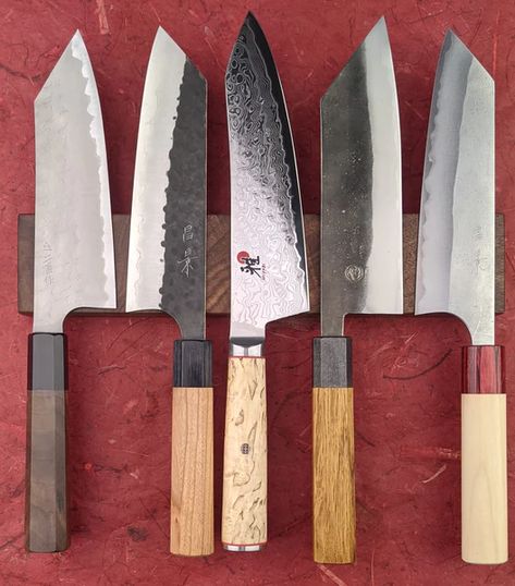 What is a Bunka, and Why do I Need One? | Knifewear - Handcrafted Japanese Kitchen Knives Bunka Knife, Japanese Cooking Knives, Custom Kitchen Knives, Cooking Knife Set, Japanese Kitchen Knife, Kitchen Knives Handmade, Japanese Knives, Japanese Kitchen Knives, Kitchen Gear