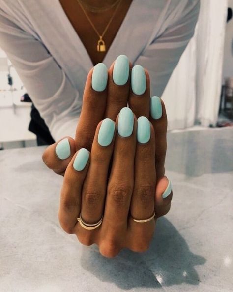 Oval Nails Designs, Light Colored Nails, Mint Nails, Unghie Sfumate, Nail Goals, Lavender Nails, Light Nails, Nail Colours, Skin Nails