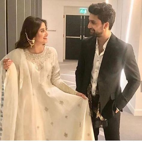 Sajal Ali Wedding, Aiza Khan Wedding, Ehd E Wafa, Ahad Sajal, New Dress Pattern, Sajal And Ahad, Sajal Ahad, Sajjal Ali, Ahad Raza Mir