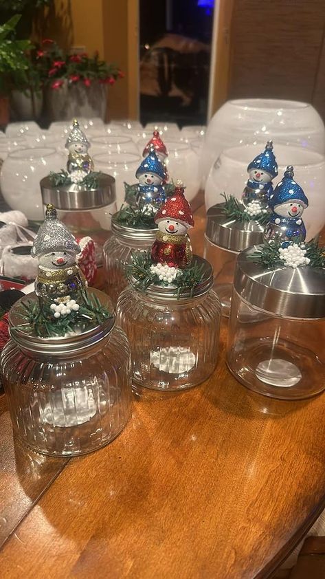 Dollar Tree Fanatics Crafts & Decor | Candy jars for neighbors | Facebook Tree Cookies, Crafts Decor, Treat Jars, Candy Jars, Cookie Jars, Dollar Tree, Christmas Gifts, Candy, Christmas