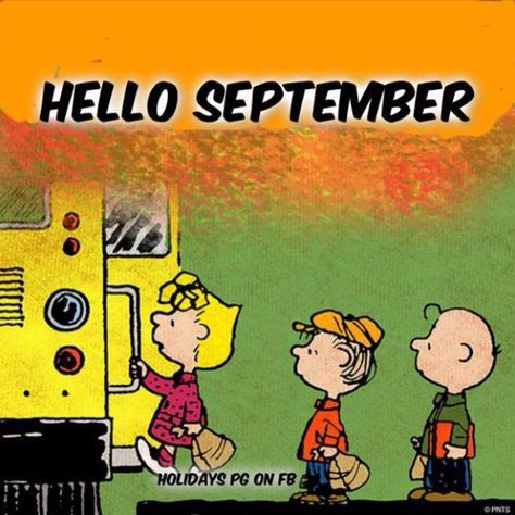 Hello September Snoopy October, Goodbye September, Hello October Images, October Images, Sally Brown, Hello September, Peanuts Cartoon, Hello October, Snoopy Quotes