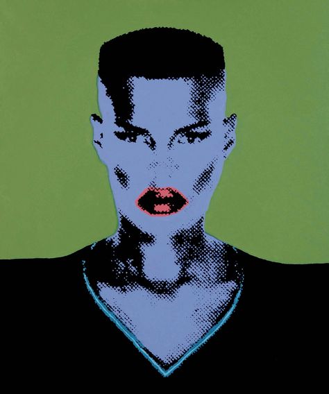 Grace Jones, oil an acrylics on canvas, Martin Torsleff Grace Jones Tattoo, Tattoo Grace, Grace Jones, Pop Art Illustration, Pop Art Portraits, Iphone Backgrounds, Art Pop, Art Portrait, Music Fashion