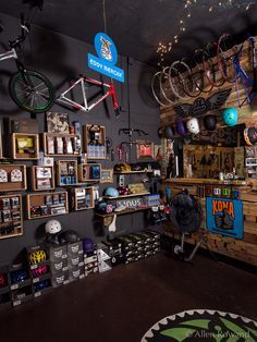 Bicycle Showroom, Bicycle Workshop, Bicycle Cafe, Bicycle Garage, Bicycle Room, Garage Clutter, Garage Ceiling Storage, Gear Room, Bike Shops