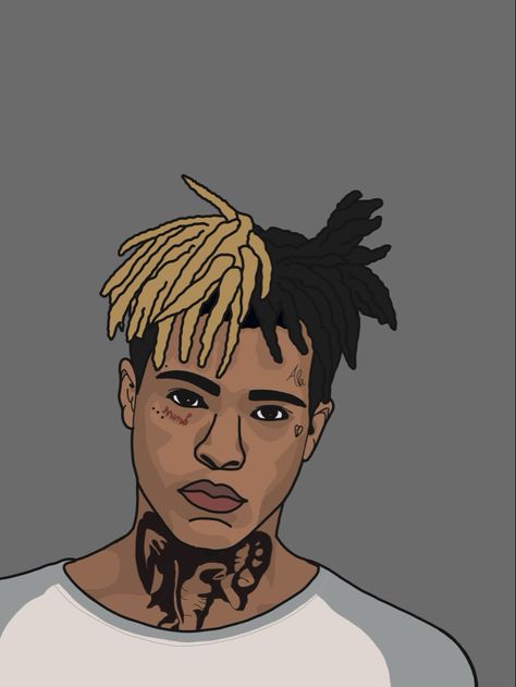 RIP X Xxxtentaci̇on Painting, Rappers Drawing, Name Tattoo On Hand, Gangster Drawings, Swag Wallpaper, Jordan Logo Wallpaper, Rapper Art, Cartoon Posters, Kpop Drawings