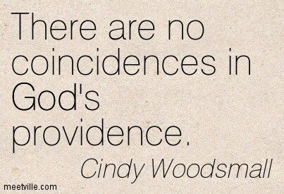 There are no coincidences in God's providence God's Providence Quotes, There Are No Coincidences, No Coincidences, Spiritual Enlightenment, Heart And Mind, Quotes About God, Encouragement, Spirituality, Inspirational Quotes