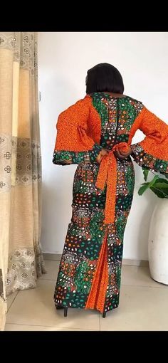 African Dresses For Women Church Ankara, Classy Ankara Outfits For Women, Long Ankara Dresses Classy, Casual Ankara Dresses, African Print Dresses Modern, Long African Dresses Ankara, Ankara Dress Designs Chic, Vlisco Dresses, African Dresses For Women Church