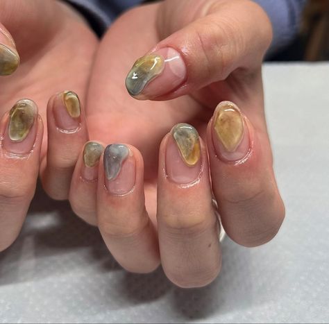 Japanese Chrome Nails, Nail Styles, Nail Shapes, Nails Inspo, Shape Patterns, Cute Nails, Nail Inspo, Hair And Nails, Gel Nails