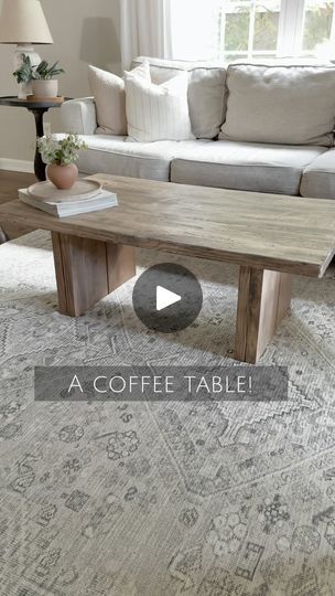 Minimalist Coffee Table Decor, Wood Coffee Table Diy, Rustic Decor Living Room, Coffee Table Hacks, Living Room Styling, Furniture Build, Shaker Village, Table Build, Room Styling