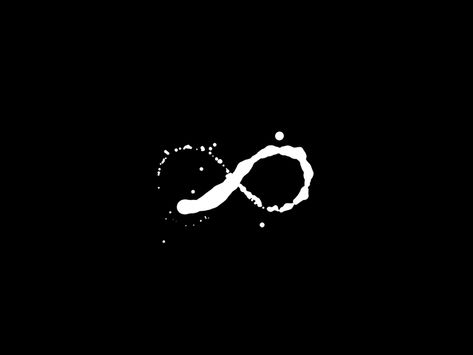 Infinity Gif, Black And White Gif, Infinity Wallpaper, Black Banner, App Interface Design, Love Logo, Swag Cartoon, Banner Gif, Motion Design Animation