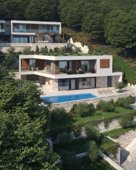 PRICES: €420,000 Building land with project for two villas VILLA 1. - land - 937m2 -area including balconies- 346m2 - terrace area 160m2 - parking lot 20m2 VILA 2. -land -702m2 - area including balconies - 257m2 - terrace- 100m2 - parking for 3 cars (1 covered) https://prestigeinvest.hr/listings/more?id_listing=508417 Interested buyers please contact us via: Phone: +385 95 588 8082 E-mail: info@prestigeinvest.hr #realestateoffer #investing #goodoportunity #oportunity #realestate #villa... Villa Bali, Villa Plan, Villa Design, Parking Lot, E Mail, Balcony, Terrace, Bali, Villa