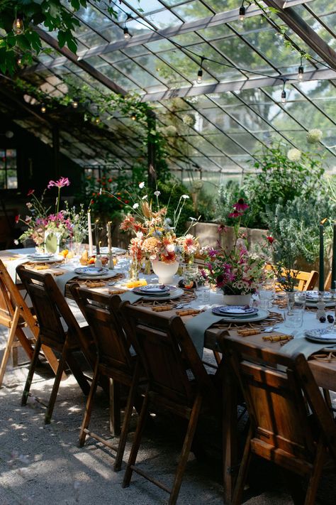 POV: you've always dreamed of getting married in a greenhouse and then you find this hidden gem wedding venue in West Michigan. A greenhouse is the perfect backdrop for a garden inspired wedding. Greenhouse Venue, Outdoor Garden Party, Garden Inspired Wedding, The Glass House, Michigan Summer, Greenhouse Wedding, Summer Wedding Colors, Garden Party Wedding, Outdoor Wedding Decorations