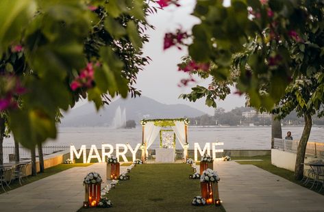 Proposal Decor, Udaipur, Marry Me, Loved Ones, The City, First Love, Account Suspended, Lake