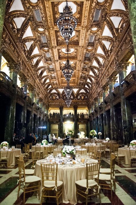 Oh my god! Can I get get married there now? I don't have to know the groom. -rp Art Deco Wedding Venue, Glamorous Wedding Venue, Gatsby Art, Carnegie Museum Of Art, Great Gatsby Wedding, Wedding Themes Fall, Casas Coloniales, Pennsylvania Wedding, Pittsburgh Weddings