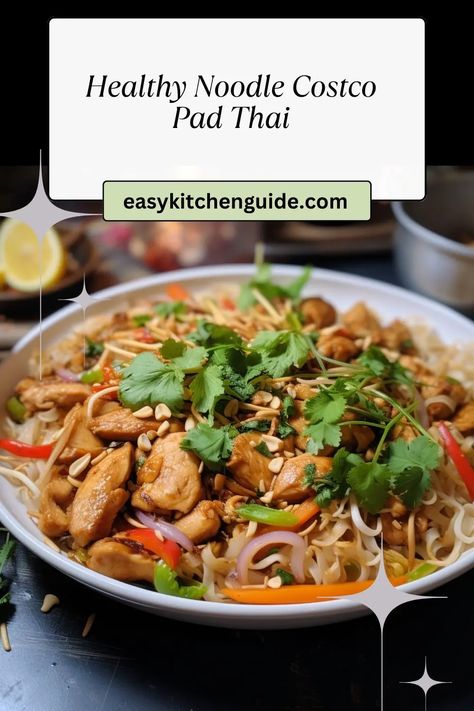 Healthy Noodle Costco Pad Thai Healthy Noodles Costco Recipes, Pad Thai Easy, Pad Thai Recipe Easy, Costco Recipes, Costco Products, Healthy Noodle Recipes, Easy Thai Recipes, Healthy Noodles, Costco Meals