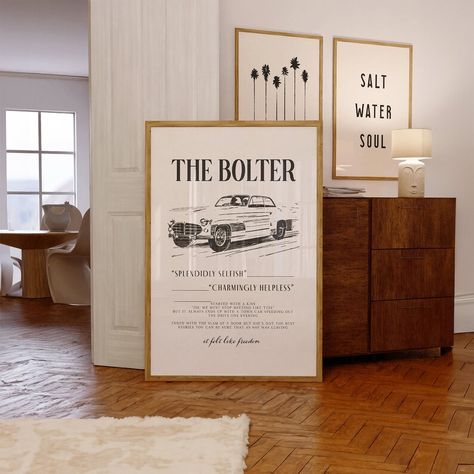 The Bolter

This instant download is a printable wall art, featuring Taylor Swift Lyrics from The Tortured Poets Department album in a retro style poster, with a black line illustration of a vintage car. Retro Car Illustration, Poetry Aesthetic, Retro Style Posters, Swift Lyrics, Retro Car, Lyric Prints, Illustration Wall Art, Car Illustration, Taylor Swift Lyrics