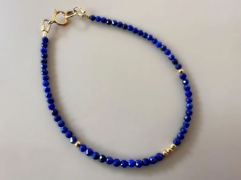 Lapiz Lazuli Jewelry, Chinese Bracelet, Lapis Jewelry, Lapis Lazuli Bracelet, Gems Bracelet, Boho Minimalist, Jewelry Minimalist, Bracelet Dainty, Jewelry Gemstone