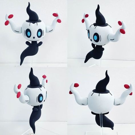 Shiny Phantump, Anime Clay, Shiny Pokémon, Pokemon Project, Mythical Pokemon, Types Of Fairies, Shiny Pokemon, Olaf The Snowman, Project Ideas