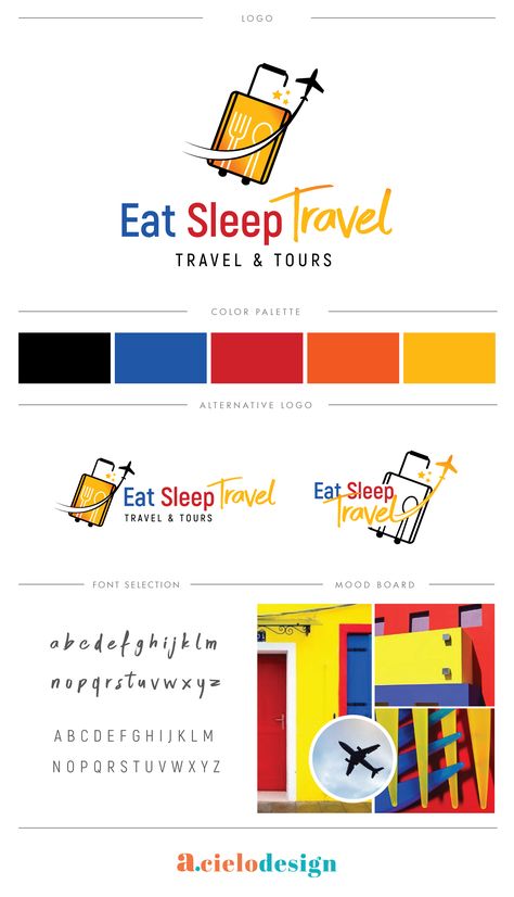 Travel Agency Color Palette, Travel Agency Branding, Travel Branding, Flight Logo, Travel Agency Logo, Company Identity, Travel Marketing, Logo And Branding, Stationary Design