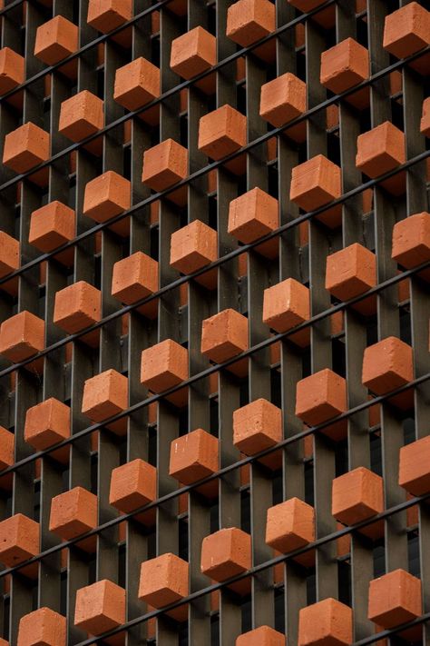 Brick By Brick, Detail Arsitektur, Cladding Design, Brick Detail, Interior Layout, Brick Art, Logo Design Inspiration Creative, Modern Architects, Brick Architecture