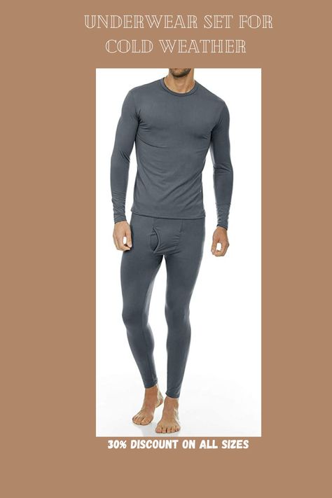 Thermajohn Long Johns Thermal Underwear for Men Fleece Lined Base Layer Set for Cold Weather.
Available in all sizes and color at 30% discount rate. Limited stock. Mens Thermals, Long Johns, Very Cold, Jogging Pants, Pair Of Pants, Limited Stock, Base Layer, Long Pants, Cold Weather