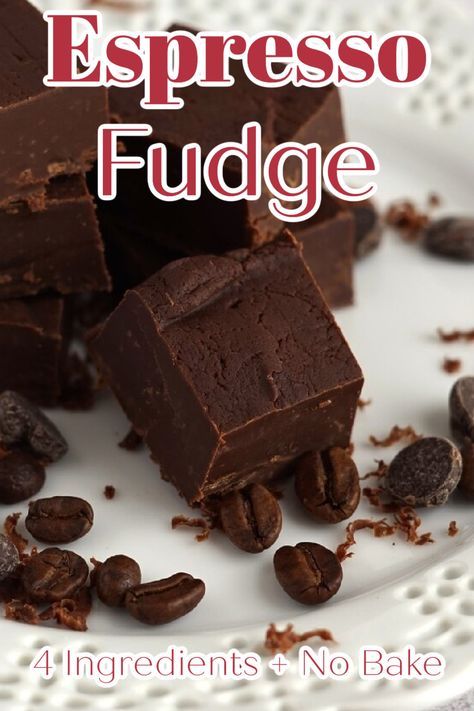 Espresso Fudge Recipes, Coffee Fudge Recipes Easy, No Cook Fudge Recipes, No Bake Fudge Recipes, No Cook Fudge, Mocha Fudge Recipes, Diy Fudge, Coffee Fudge Recipes, Easiest Fudge Recipe