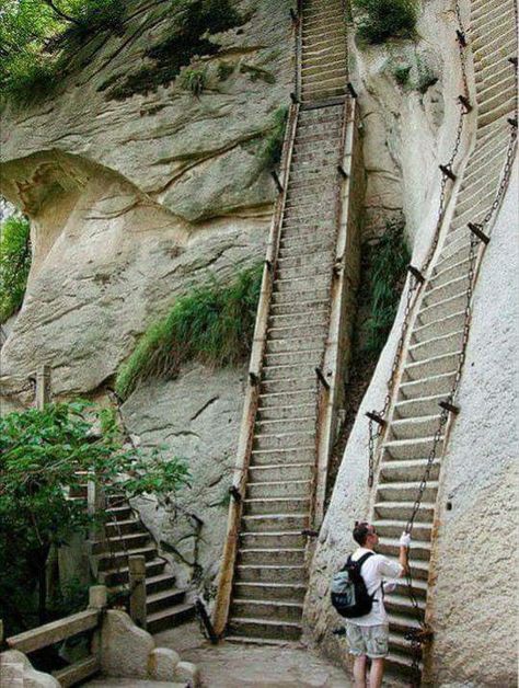 Beautiful Stairs, Zhangjiajie, Genius Loci, Gatlinburg Tennessee, Parc D'attraction, Stairway To Heaven, Alam Yang Indah, Zion National Park, Machu Picchu