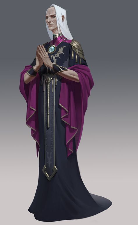 ArtStation - Priest, Hee Jung Fantasy Priest Outfit, Fantasy Priest Art, Priest Outfit Design, Priest Concept Art, Dnd Priest, Fantasy Priest, Fantasy Priestess, Priest Character Design, Evil Priest