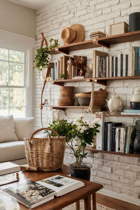 Explore how to imbue a white brick cottage with unique charm through interior design. Discover daily routines and decor ideas for inspiration.
#ad  


#home
#wallpaint2024
 #color2024
 #DIYpainting
 ##DIYhomedecor
 #Fixhome Light Brick Wall Living Room, Brick Wall Lounge Room, Interior White Brick Wall, White Brick Interior Design, White Brick House Interior, Exposed Brick Living Room Decor, Brick Wall Decor Ideas Living Room, White Brick Wall Office, White Brick Wall Interior Living Rooms