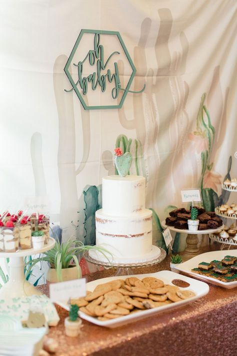 Desert Bloom Baby Shower Ideas Neutral Fiesta Party, Desert Gender Reveal, Cactus Gender Reveal, Cactus Themed Baby Shower Ideas, Desert Baby Shower Ideas, Desert Themed Baby Shower Ideas, Cactus Baby Shower Theme, Southwest Baby Shower Ideas, Succulent Baby Shower Ideas