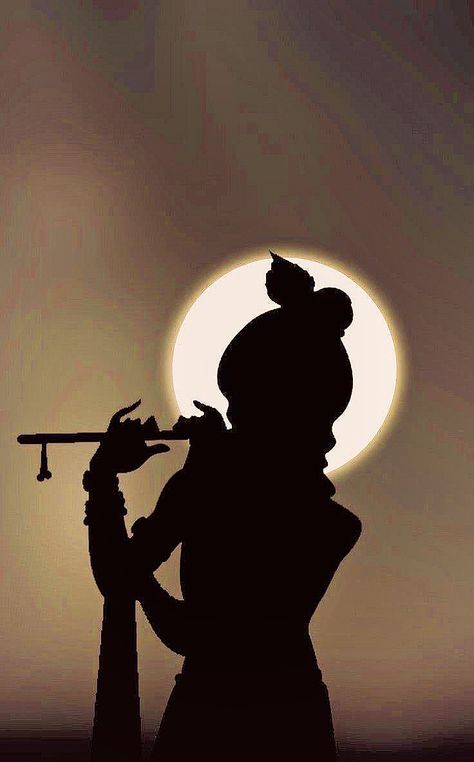 Krishna Shadow Drawing, Krishna Black Aesthetic, Krishna Shadow Images, Shree Krishna Dp, Krishna Images Black, Radha Krishna Images For Dp, God Whatsapp Dp, Black Krishna Wallpaper, Krishna Shadow