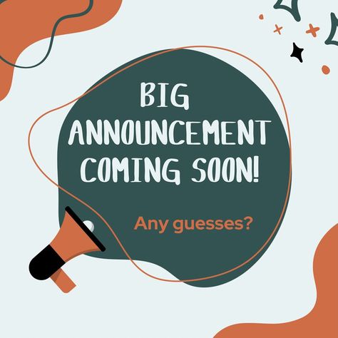 A big announcement is coming soon and we cannot wait to share! ✨ Any guesses? Comment 👇 Coming Soon Announcement, Something Big Is Coming, Food Advertising, Creative Poster, Something Big, Creative Poster Design, Poster Designs, Creative Posters, Coming Soon