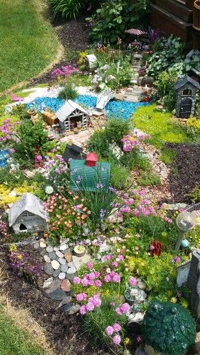 Large Fairy Garden, Kids Fairy Garden, Fairy Garden Pots, Indoor Fairy Gardens, Fairy Garden Designs, Fairy Garden Crafts, Sensory Garden, Faeries Gardens, Mini Fairy Garden