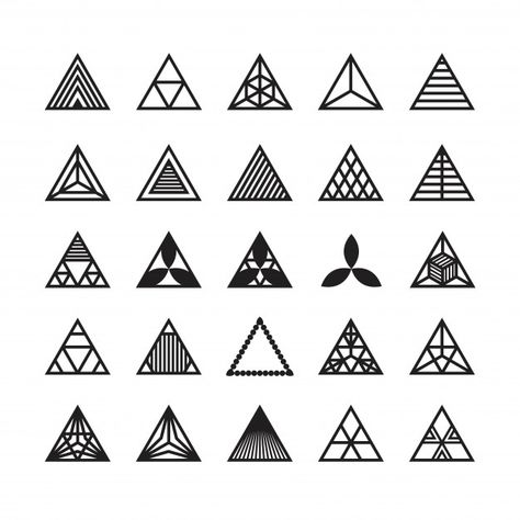 2d Geometric Shapes Design, Graphic Design Logo Ideas, Prism Logo, Design Logo Ideas, Website Presentation, Triangle Drawing, Presentation App, Pattern Design Drawing, Tapete Gold