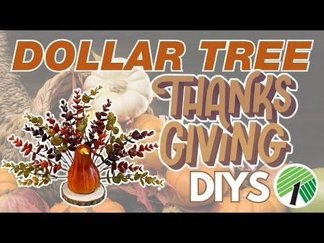 (1323) 🦃 Gobble Up These 10 NEW Dollar Tree DIYs for a Beautiful Thanksgiving! Harvest Fall Decor - YouTube Dollar Tree Thanksgiving, Dollar Tree Diys, Thanksgiving Harvest, Gobble Til You Wobble, Talk Of The Town, The Talk, Holidays Thanksgiving, Dollar Tree Diy, Thanksgiving Turkey