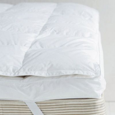 Luxury Feather & Down Topper Featherbed | Toppers & Protectors | The White Company US Feather Comforter, Goose Down Pillows, Egyptian Cotton Bedding, Bedroom Essentials, Percale Sheets, Down Comforter, White Company, White Duck, Make Your Bed