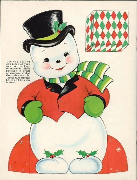 VINTAGE 1960s CHRISTMAS FUN PAPER DOLL HD LASER REPRODUCTION HI QUAL~TOP SEL | eBay Christmas Paper Craft, Vintage Christmas Images, Chenille Stems, Anna Frozen, Old Fashioned Christmas, Paper Christmas, Vintage Paper Dolls, Christmas Past, Vintage Christmas Cards